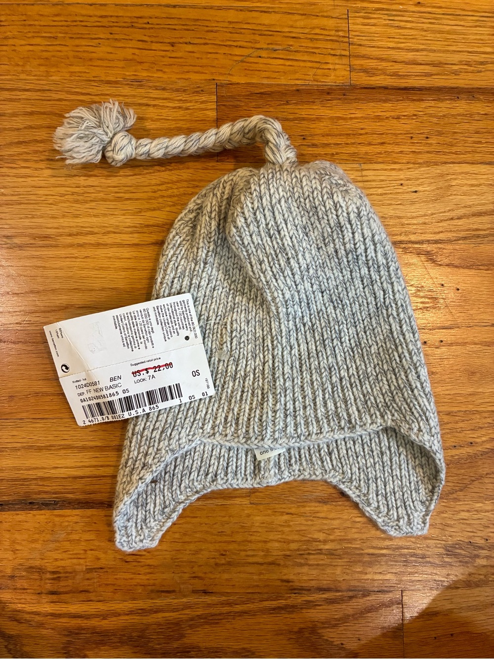NWT Kids Gray Hat